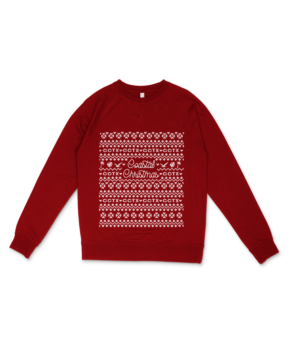 Coastal Christmas Cardinal Sweatshirt Gulf Coast Capital Store