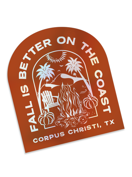 Sticker - Fall is Better on the Coast