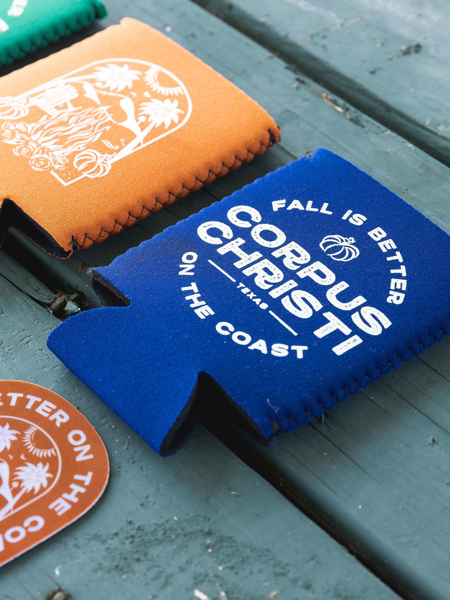 Fall is Better on the Coast Koozie