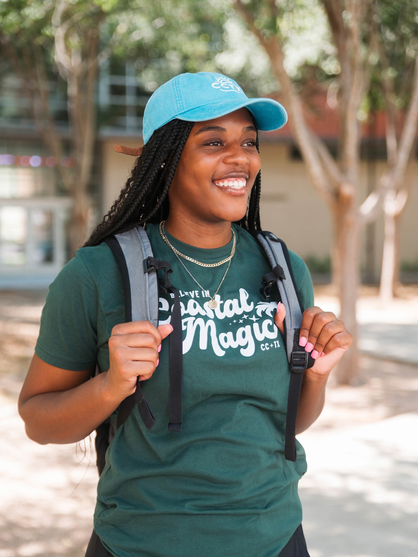 Coastal Magic Forrest Green T-Shirt