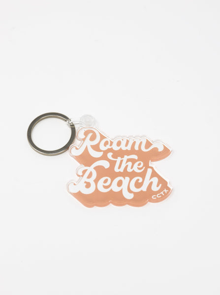 Roam the Beach Keychain