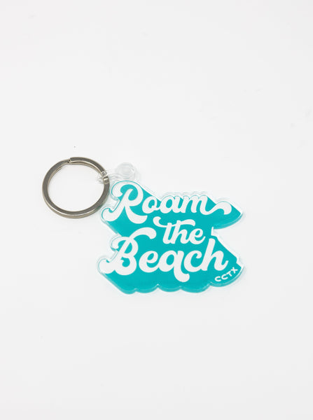 Roam the Beach Keychain
