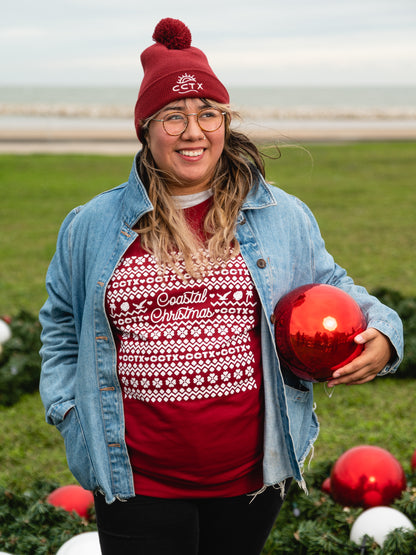 Coastal Christmas Cardinal Sweatshirt