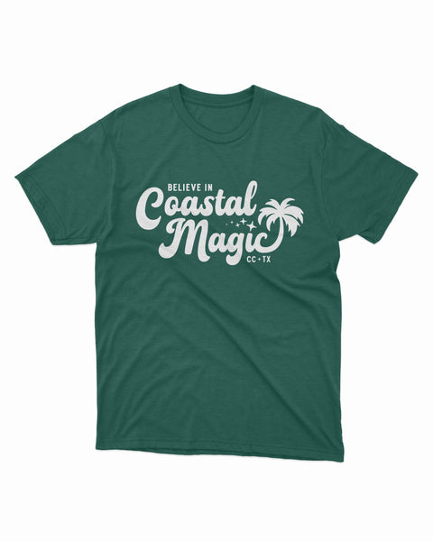 Coastal Magic Forrest Green T-Shirt