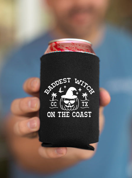 Baddest Witch on the Coast Koozie